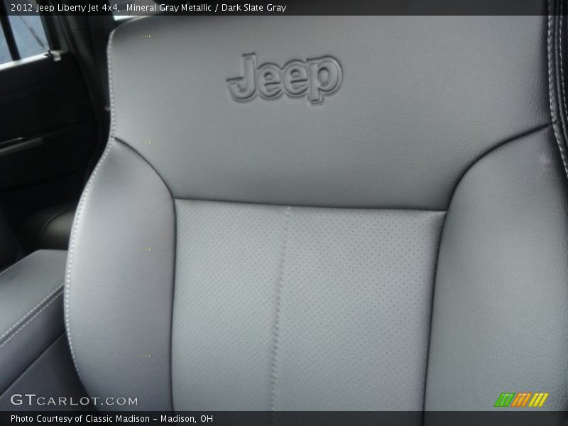 Mineral Gray Metallic / Dark Slate Gray 2012 Jeep Liberty Jet 4x4