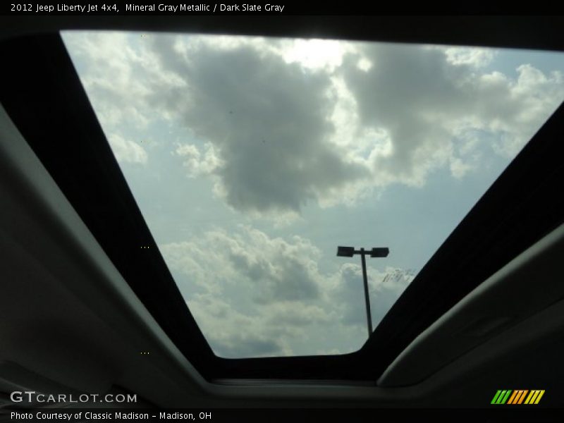 Mineral Gray Metallic / Dark Slate Gray 2012 Jeep Liberty Jet 4x4