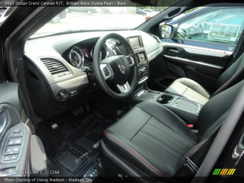  2013 Grand Caravan R/T Black Interior