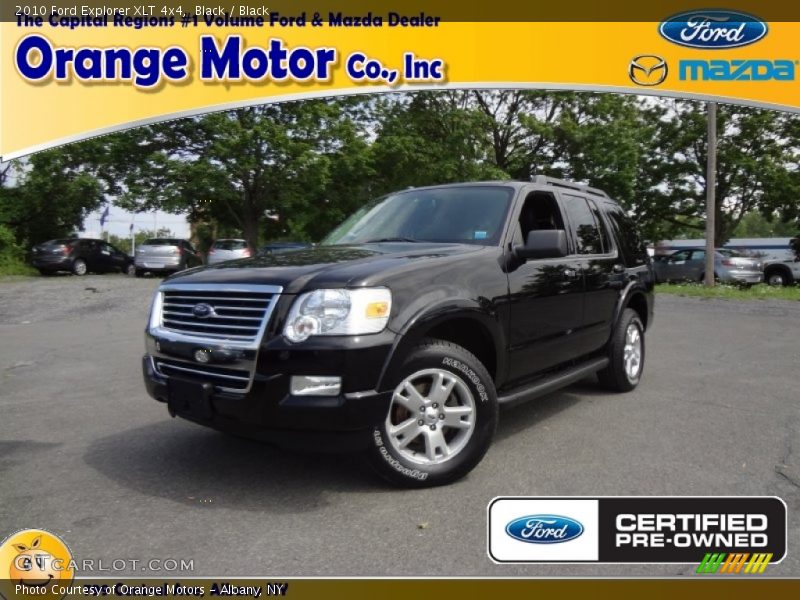 Black / Black 2010 Ford Explorer XLT 4x4