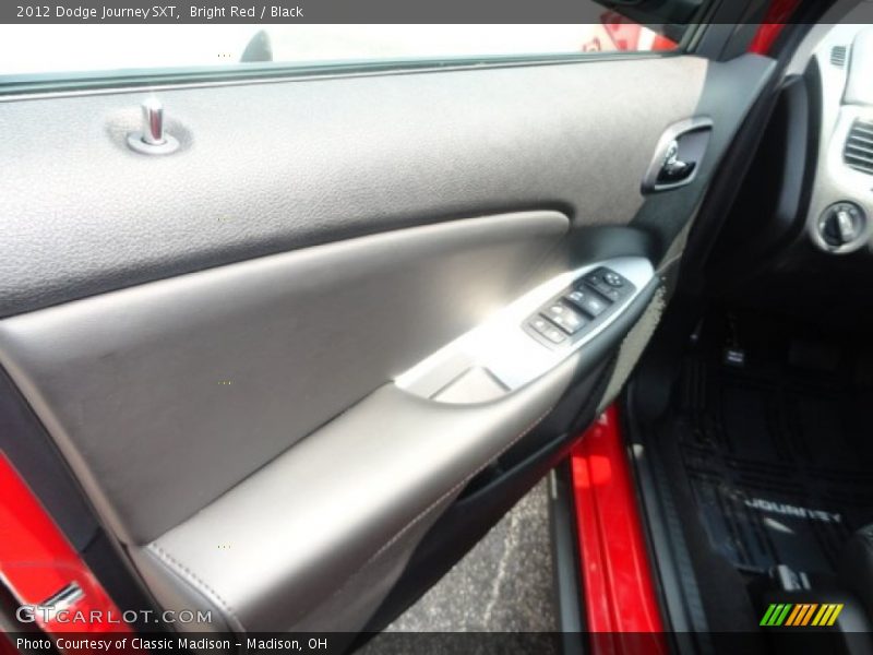 Bright Red / Black 2012 Dodge Journey SXT