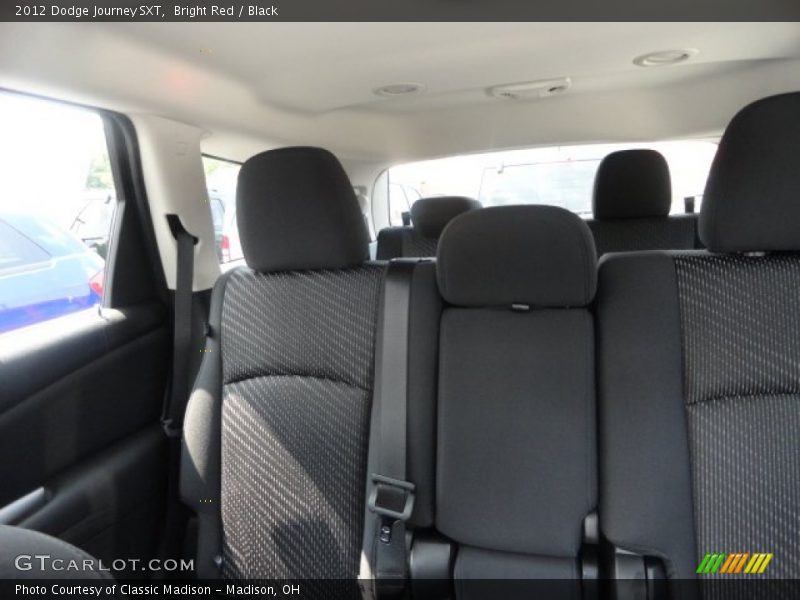 Bright Red / Black 2012 Dodge Journey SXT