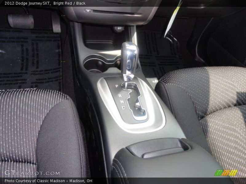 Bright Red / Black 2012 Dodge Journey SXT