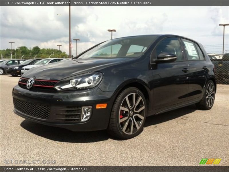 Carbon Steel Gray Metallic / Titan Black 2012 Volkswagen GTI 4 Door Autobahn Edition