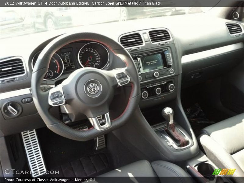 Carbon Steel Gray Metallic / Titan Black 2012 Volkswagen GTI 4 Door Autobahn Edition