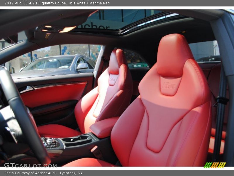 Front Seat of 2012 S5 4.2 FSI quattro Coupe