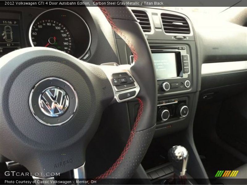 Carbon Steel Gray Metallic / Titan Black 2012 Volkswagen GTI 4 Door Autobahn Edition