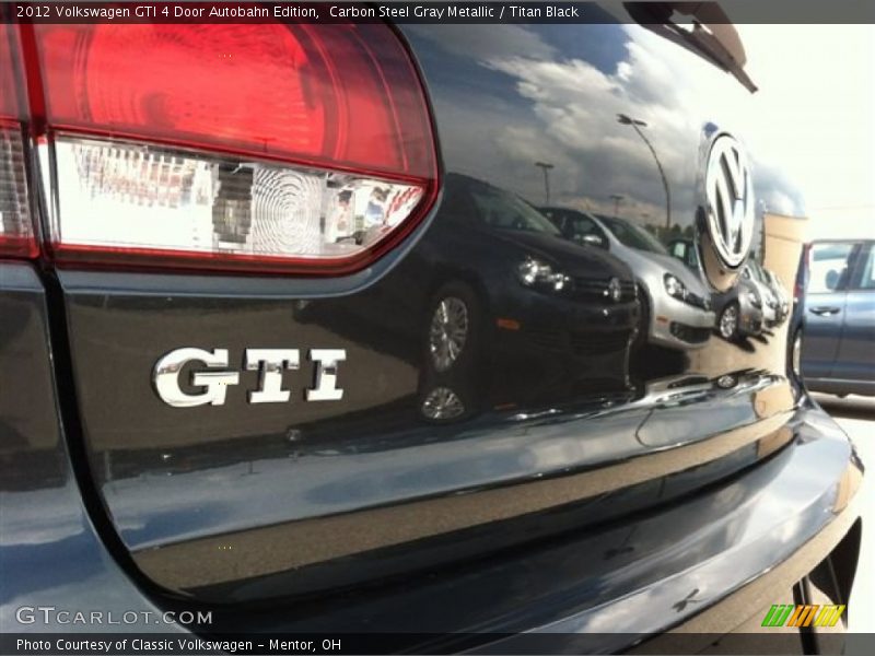 Carbon Steel Gray Metallic / Titan Black 2012 Volkswagen GTI 4 Door Autobahn Edition