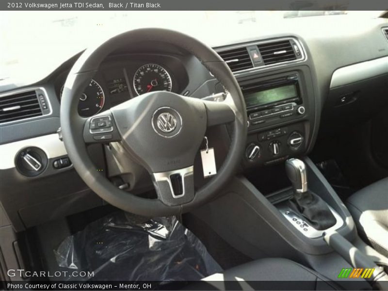 Black / Titan Black 2012 Volkswagen Jetta TDI Sedan