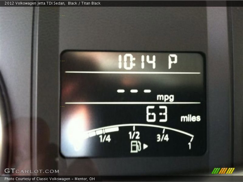 Black / Titan Black 2012 Volkswagen Jetta TDI Sedan