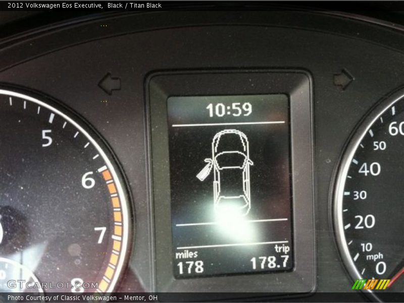Black / Titan Black 2012 Volkswagen Eos Executive