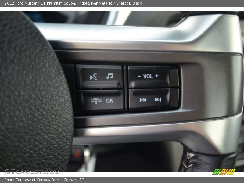 Controls of 2012 Mustang GT Premium Coupe