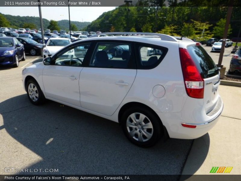 Polar White / Black 2011 Hyundai Elantra Touring GLS