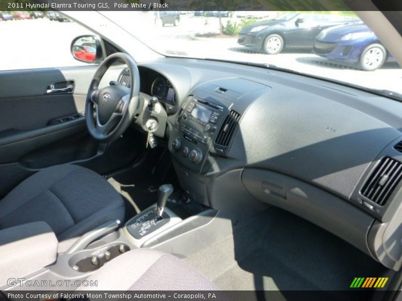 Polar White / Black 2011 Hyundai Elantra Touring GLS