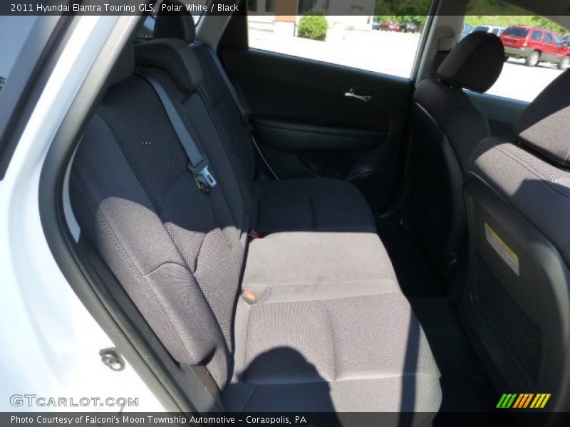Polar White / Black 2011 Hyundai Elantra Touring GLS