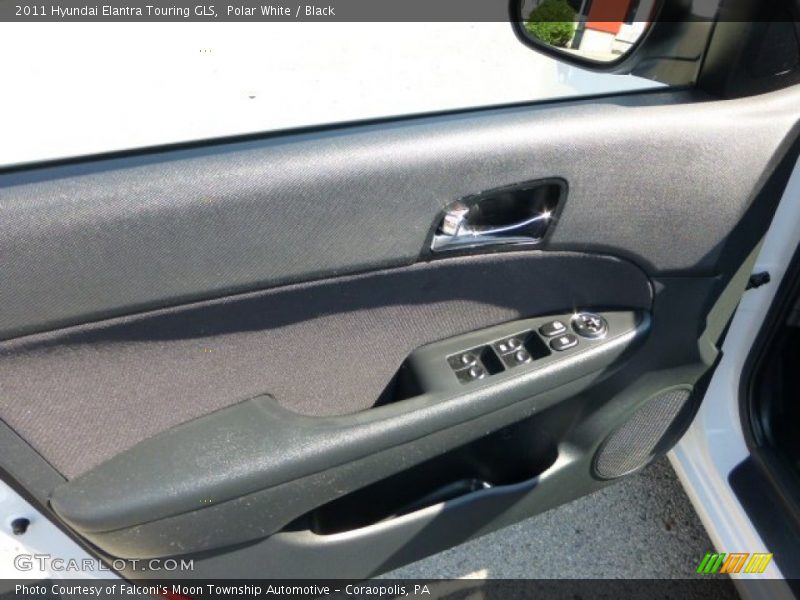 Polar White / Black 2011 Hyundai Elantra Touring GLS