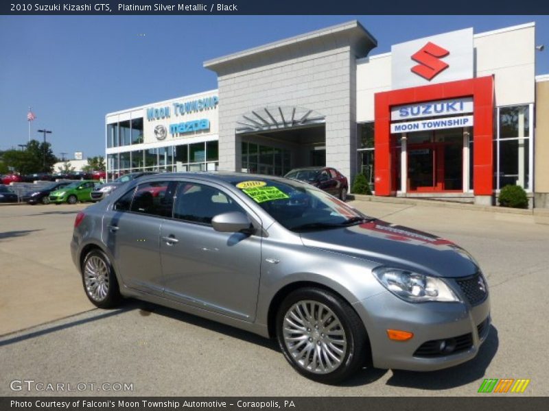 Platinum Silver Metallic / Black 2010 Suzuki Kizashi GTS