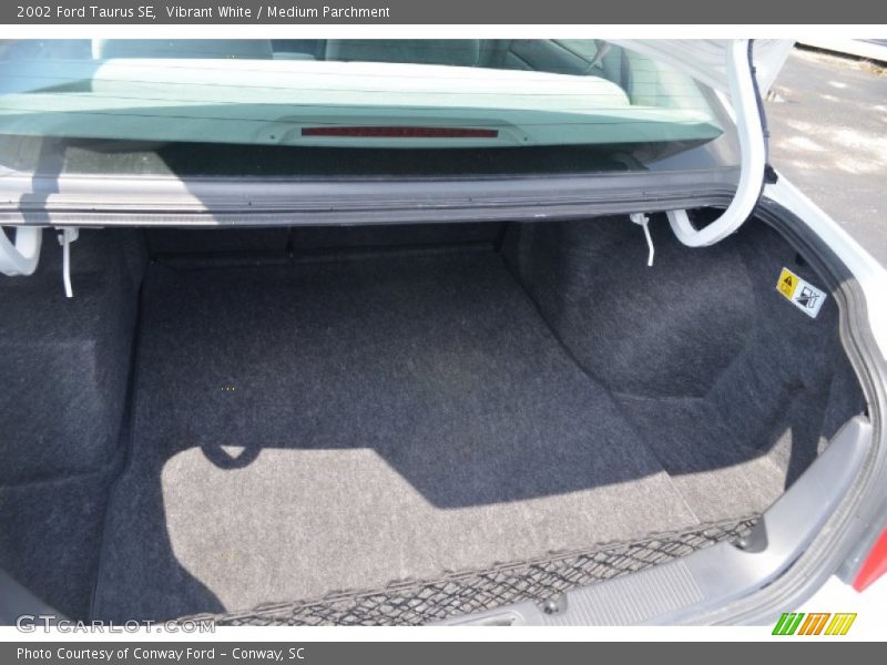 Vibrant White / Medium Parchment 2002 Ford Taurus SE