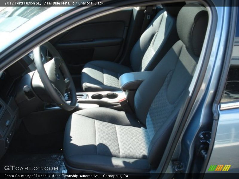 Steel Blue Metallic / Charcoal Black 2012 Ford Fusion SE