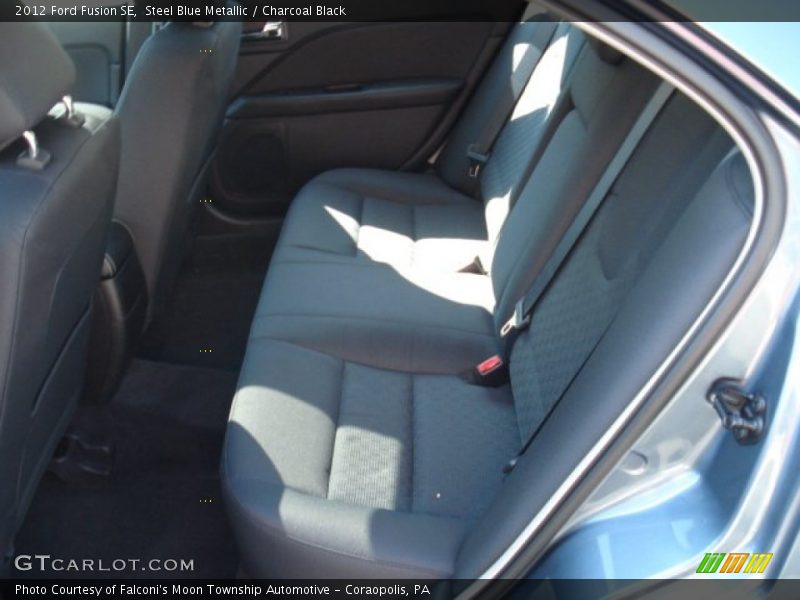 Steel Blue Metallic / Charcoal Black 2012 Ford Fusion SE