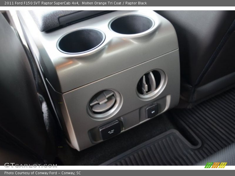Molten Orange Tri Coat / Raptor Black 2011 Ford F150 SVT Raptor SuperCab 4x4