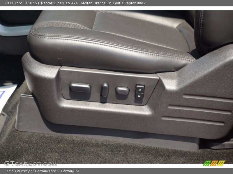 Controls of 2011 F150 SVT Raptor SuperCab 4x4