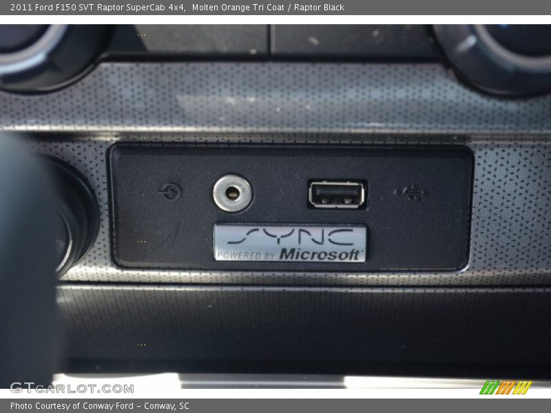 Molten Orange Tri Coat / Raptor Black 2011 Ford F150 SVT Raptor SuperCab 4x4