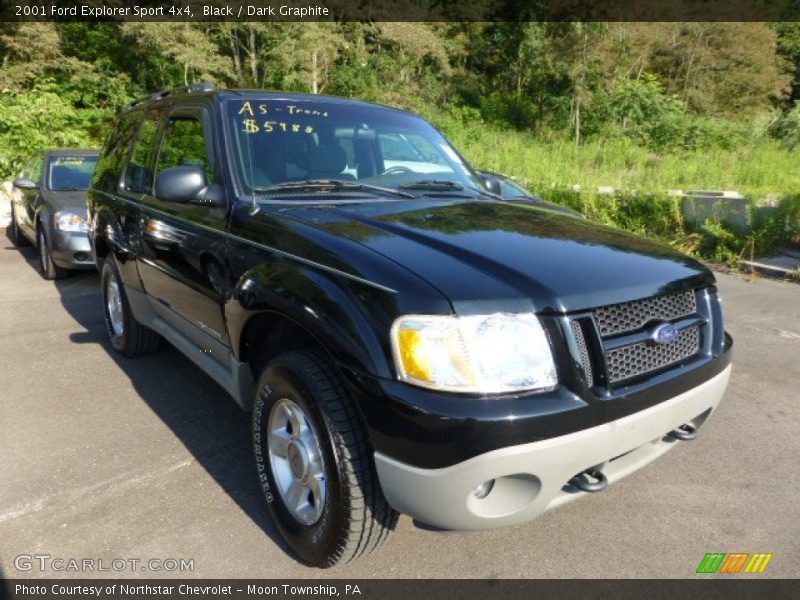 Black / Dark Graphite 2001 Ford Explorer Sport 4x4