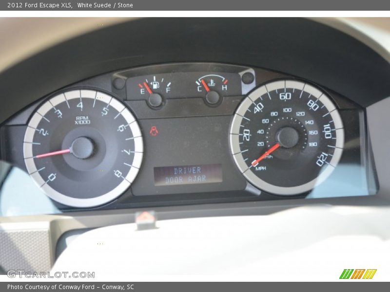 White Suede / Stone 2012 Ford Escape XLS