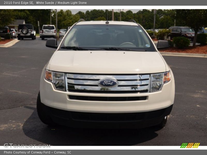 White Suede / Medium Light Stone 2010 Ford Edge SE