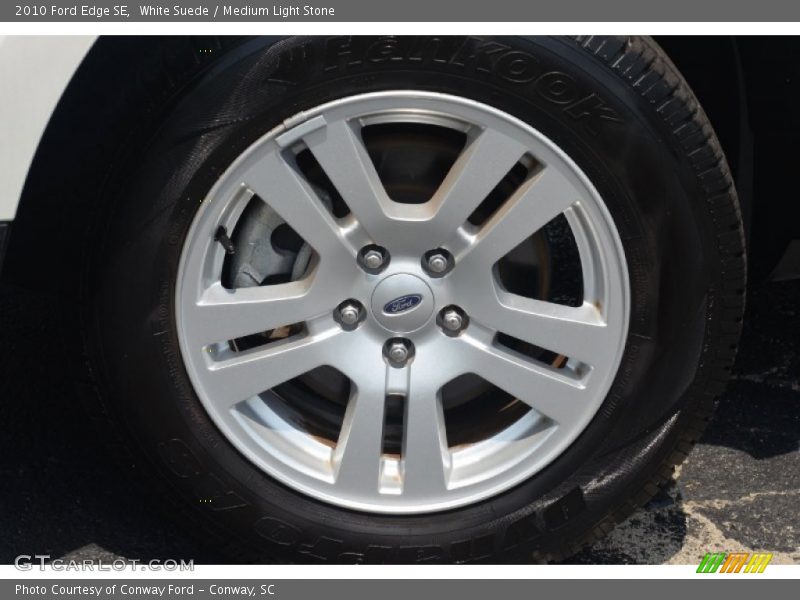 White Suede / Medium Light Stone 2010 Ford Edge SE