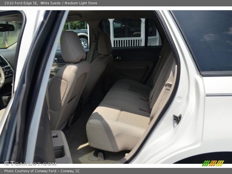 White Suede / Medium Light Stone 2010 Ford Edge SE