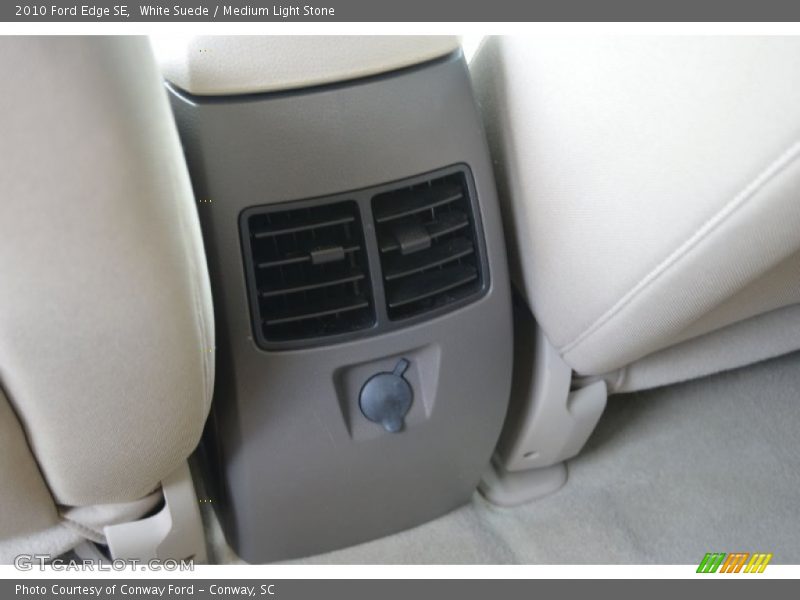 White Suede / Medium Light Stone 2010 Ford Edge SE