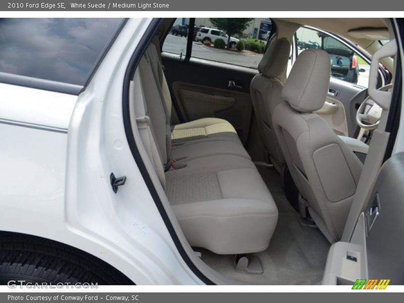 White Suede / Medium Light Stone 2010 Ford Edge SE