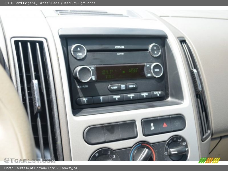 White Suede / Medium Light Stone 2010 Ford Edge SE