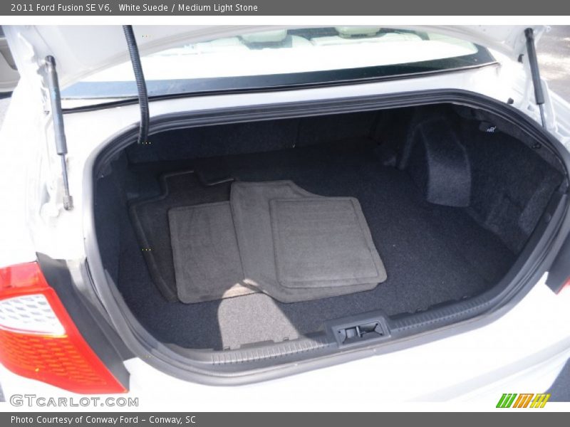 White Suede / Medium Light Stone 2011 Ford Fusion SE V6