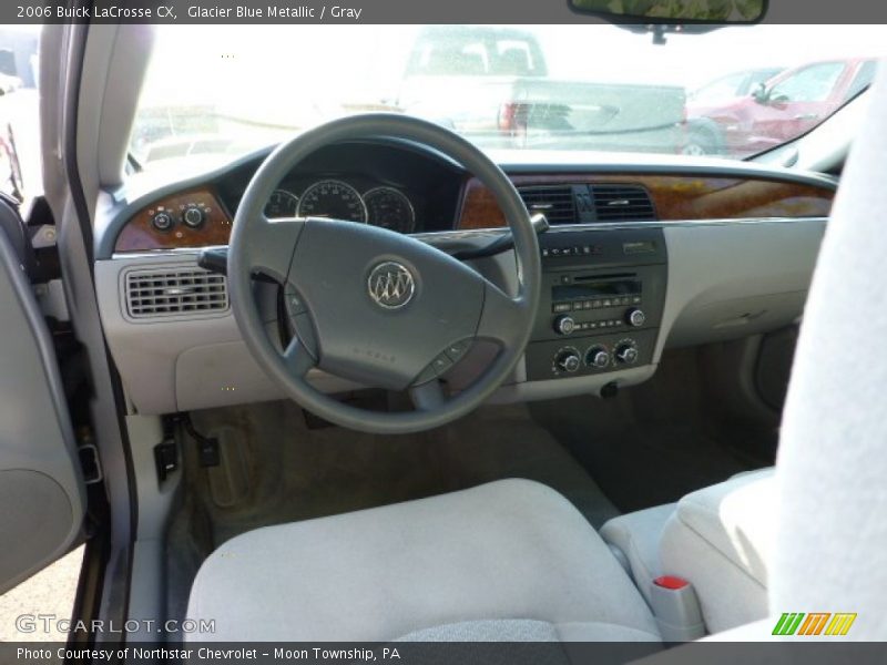 Glacier Blue Metallic / Gray 2006 Buick LaCrosse CX