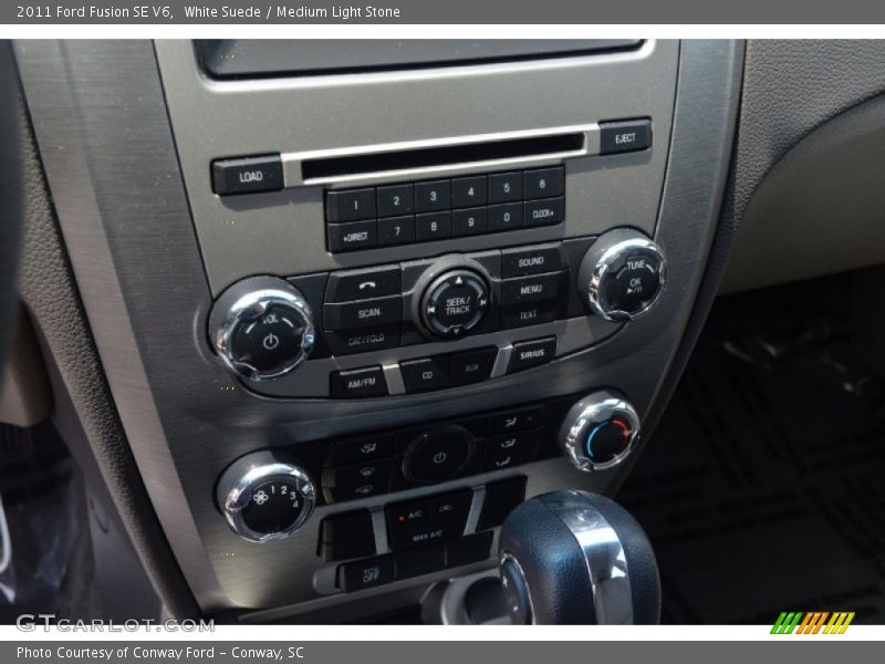 White Suede / Medium Light Stone 2011 Ford Fusion SE V6