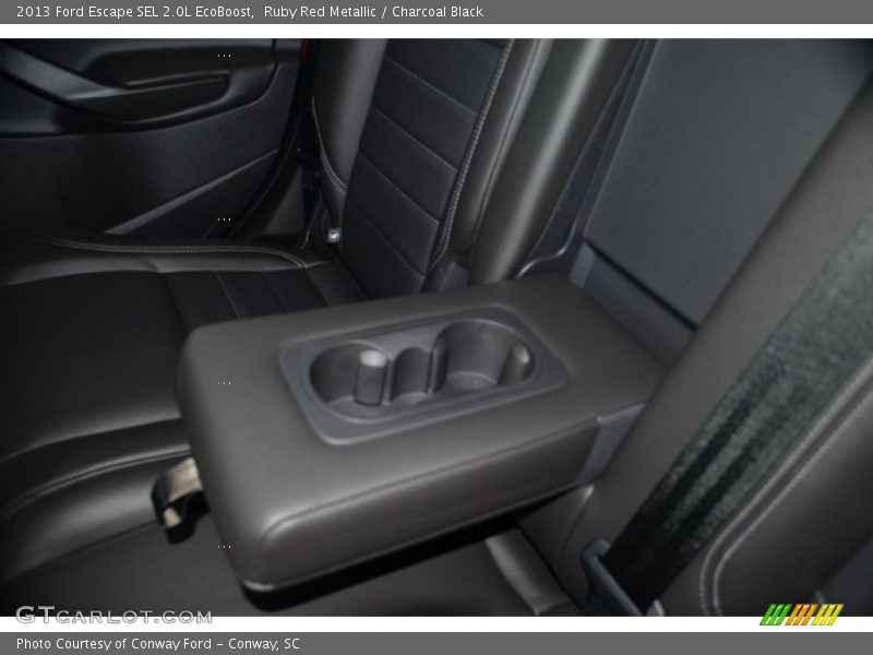 Ruby Red Metallic / Charcoal Black 2013 Ford Escape SEL 2.0L EcoBoost