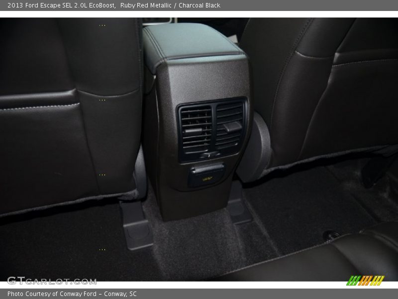 Ruby Red Metallic / Charcoal Black 2013 Ford Escape SEL 2.0L EcoBoost