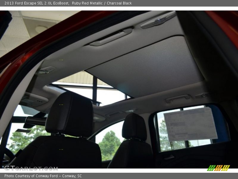 Sunroof of 2013 Escape SEL 2.0L EcoBoost
