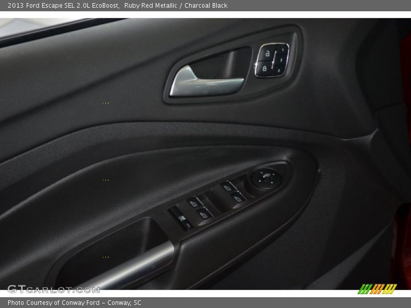 Ruby Red Metallic / Charcoal Black 2013 Ford Escape SEL 2.0L EcoBoost