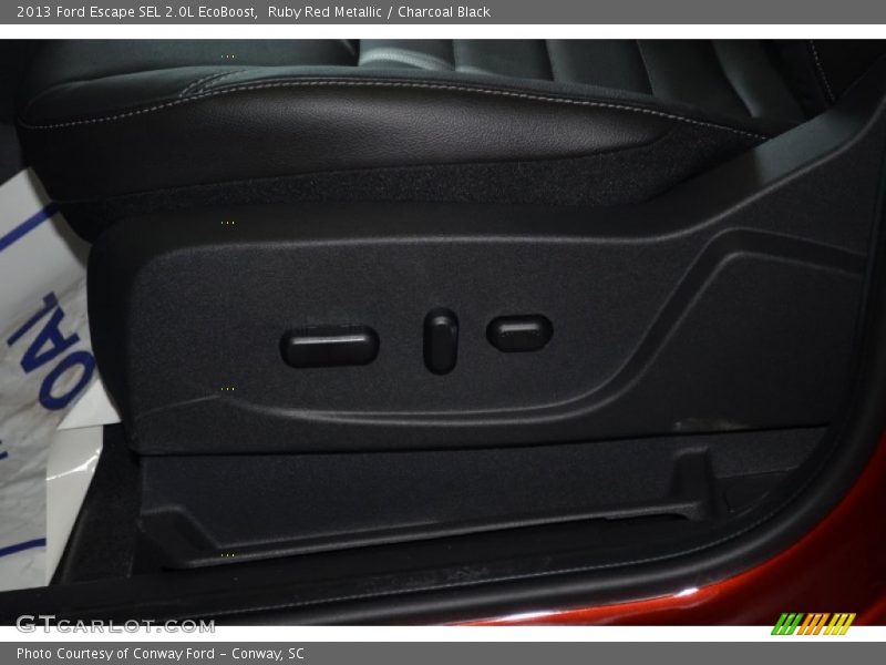 Ruby Red Metallic / Charcoal Black 2013 Ford Escape SEL 2.0L EcoBoost