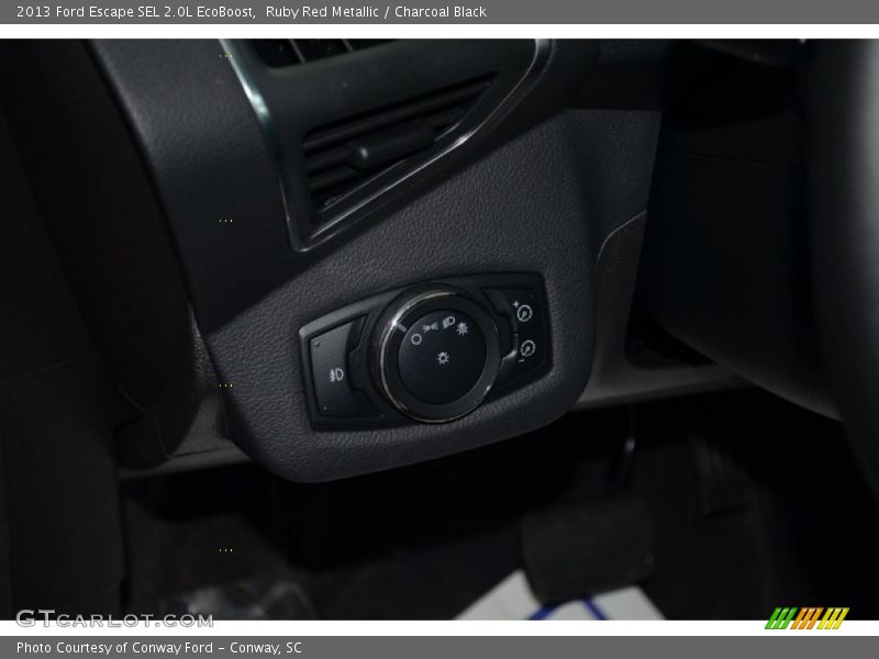 Ruby Red Metallic / Charcoal Black 2013 Ford Escape SEL 2.0L EcoBoost