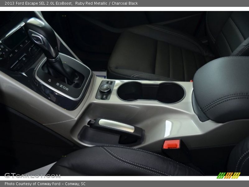 Ruby Red Metallic / Charcoal Black 2013 Ford Escape SEL 2.0L EcoBoost