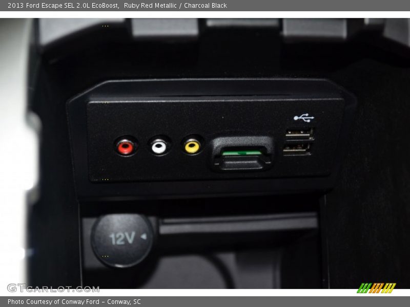 Ruby Red Metallic / Charcoal Black 2013 Ford Escape SEL 2.0L EcoBoost
