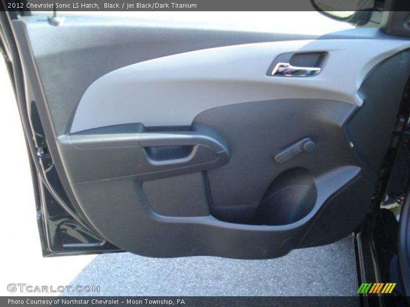 Black / Jet Black/Dark Titanium 2012 Chevrolet Sonic LS Hatch