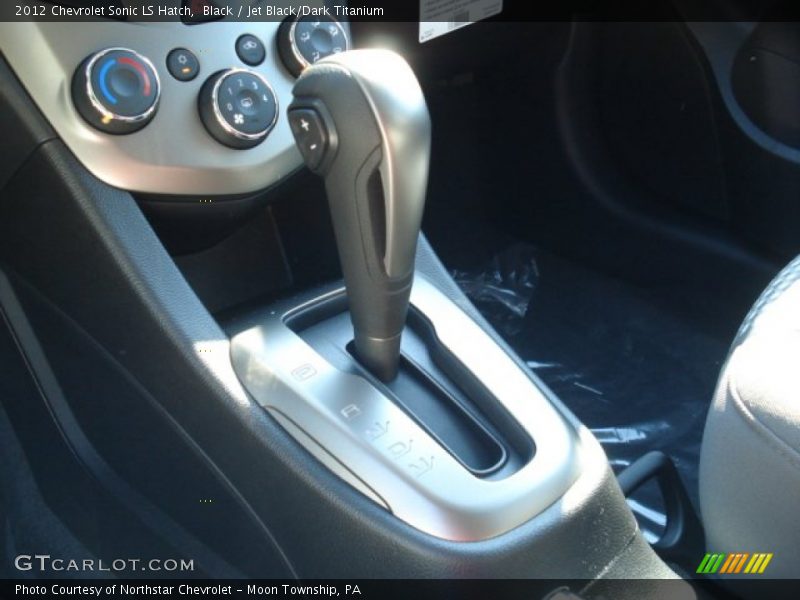 Black / Jet Black/Dark Titanium 2012 Chevrolet Sonic LS Hatch