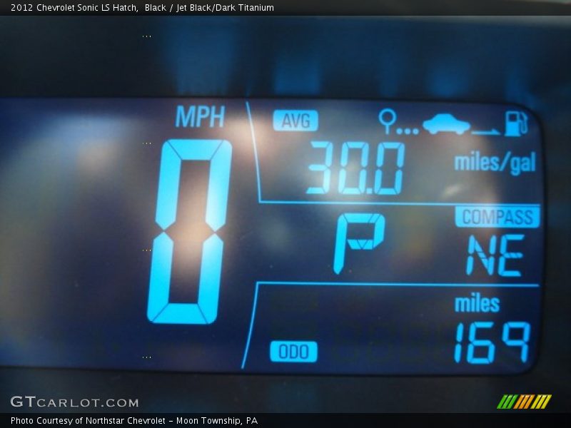 Black / Jet Black/Dark Titanium 2012 Chevrolet Sonic LS Hatch
