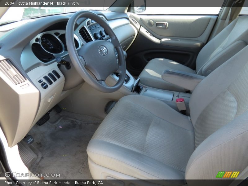 Black / Ivory 2004 Toyota Highlander I4